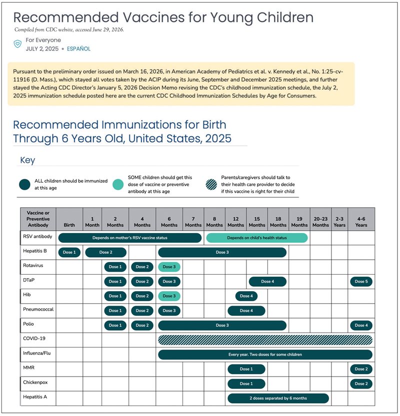 cdc vaccines
